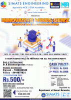 Innovative Minds Gen’Z Competition'25 Technical Fest Poster